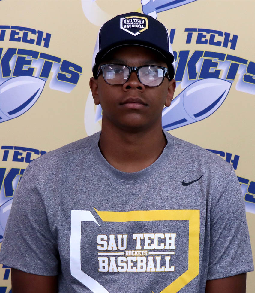 Young African American man in cap and gray t-shirt