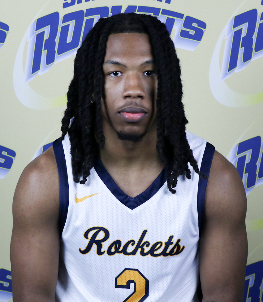 Young African American Man in White Jersey Number 2