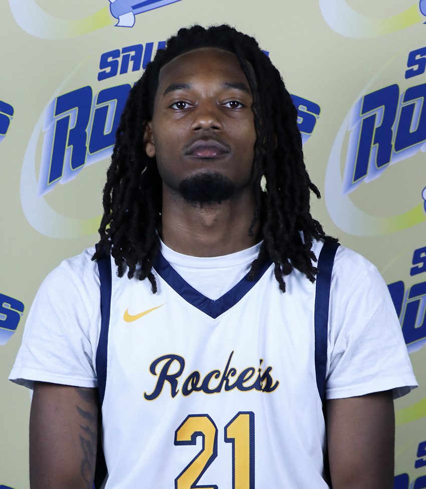 Young African American Man in White Jersey Number 21