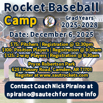rocket Baseball Camp December 6, 2025